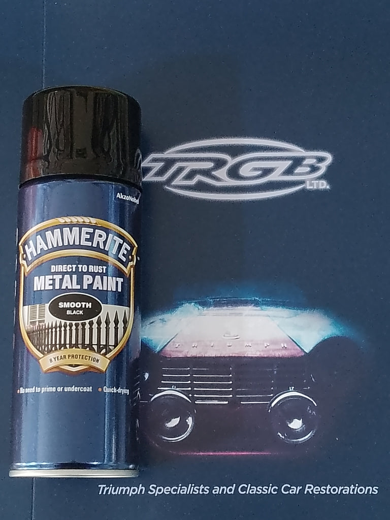 HAMMERITE METAL PAINT BLACK 400ml TRGB