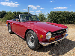 1972 TRIUMPH TR6 CARMINE RED WITH OVERDRIVE