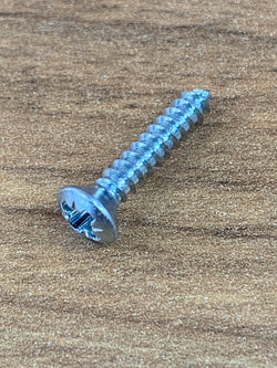 CHROME INTERIOR TRIM SCREW (No6 X  3/4")