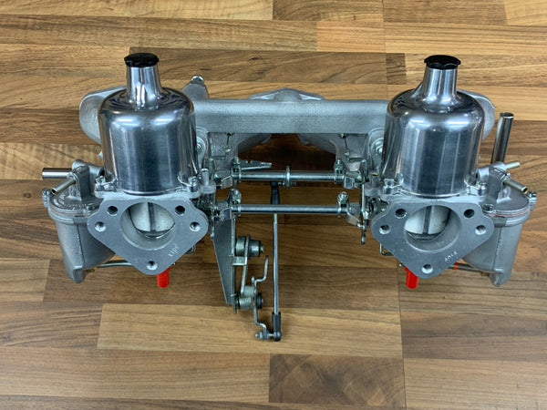 TWIN 1.75" SU CARBS ON A 6 CYLINDER MANIFOLD