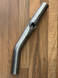 TR2-4A STAINLESS STEEL LOWER RAD PIPE WITH FAN SWITCH ADAPTOR