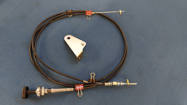 TR6 CR TWIN TO SINGLE CHOKE CABLE CONVERSION