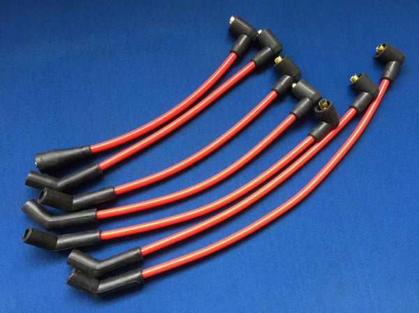6 CYLINDER SILICON HT LEAD SET IN RED (SALE ITEM!!!!!!!!!)