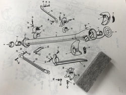 UPPER STEERING COLUMN FELT