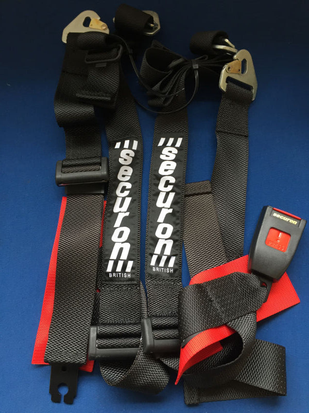 TR4-6 4 POINT SECURON RALLY/ RACE HARNESS.