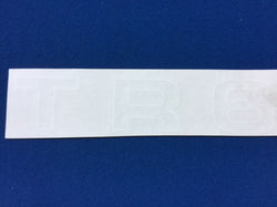 TR6 REAR WING MOTIF/ DECAL IN WHITE