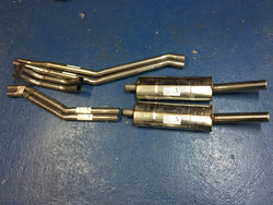 TR5/6 TWIN PIPE STAINLESS STEEL SPORTS EXHAUST SYSTEM