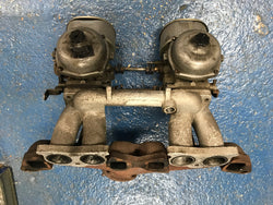 CLASSIC TRIUMPH TR4 INLET, EXHAUST MANIFOLD WITH STROMBERG CARBURETTORS