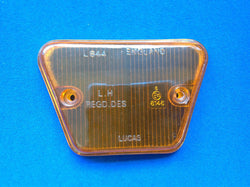 FRONT WING INDICATOR REPEATER LENSE TR6 LEFT HAND