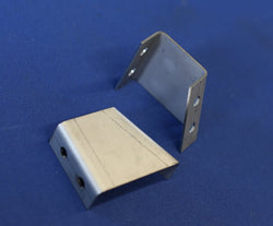 STAINLESS STEEL OIL COOLER MOUNT BRACKETS PAIR