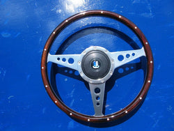 13 INCH WOODEN STEERING WHEEL