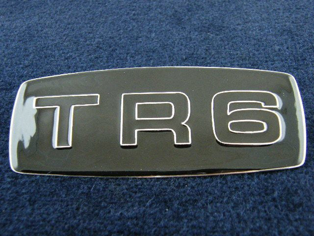 TR6 CP ENAMEL GRILLE BADGE HQ BASTUK – TRGB